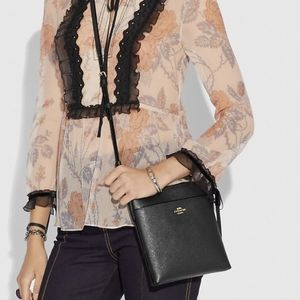 New Coach Kitt Messenger Crossbody Bag black